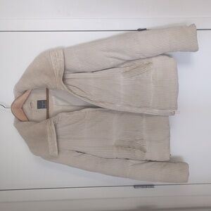 Primark Beige Corduroy Teddy Jacket